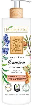 Bielenda 100% Pure Vegan Wegański Szampon Do Włosów Farbowanych 400 ml
