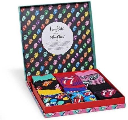 Happy Socks Zestaw Giftbox Skarpetki X Rolling Stones 6-Pak Xrls10-0100