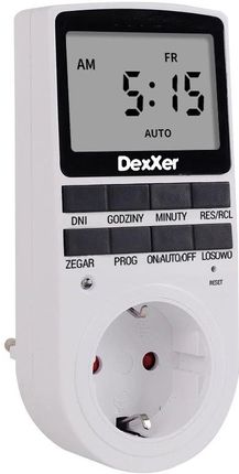Dexxer Programator Czasowy Włącznik Wyłącznik Timer Lcd 