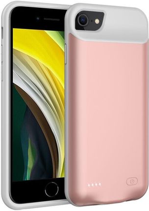 Xgsm Etui z Baterią 6000mAh do iPhone 6/6S/7/8/SE 2020 Rose Gold Różowy