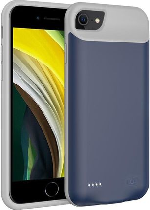 Xgsm Etui z Baterią 6000mAh do iPhone 6/6S/7/8/SE 2020 Blue Niebieski