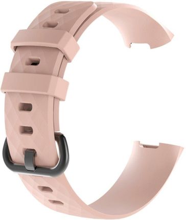 Xgsm Pasek Rhombus do Fitbit Charge 3 Pink Różowy