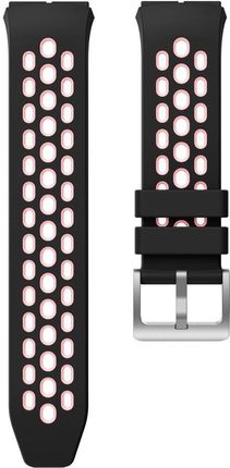Erbord Pasek Bi-Color Silicone Strap Huawei Watch GT2e Black/Light Pink