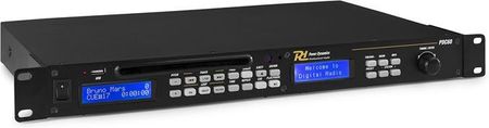 Power Dynamics PDC-60, odtwarzacz USB/CD, DAB+/UKF, MP3, pilot zdalnego sterowania, kolor czarny