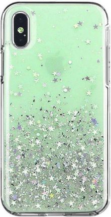 Wozinsky Star Glitter błyszczące etui z brokatem Xiaomi Redmi 10X 4G / Note 9 zielony