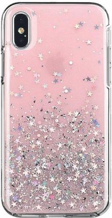 Wozinsky Star Glitter błyszczące etui z brokatem Samsung Galaxy A31 różowy