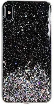 Wozinsky Star Glitter błyszczące etui z brokatem Samsung Galaxy A31 czarny