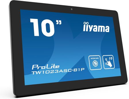 Iiyama Monitor Informacyjno-Reklamowy Prolite Tw1023Asc-B1P 10" Android Poe Kamera Głośniki