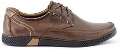 Zdjęcie Buty męskie casual 911 ciemny brąz Brąz - Łosice