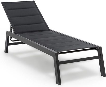 Blumfeldt Renazzo Lounge, leżak, 70/30 PVC/PE, aluminium 6-stopni, antracyt