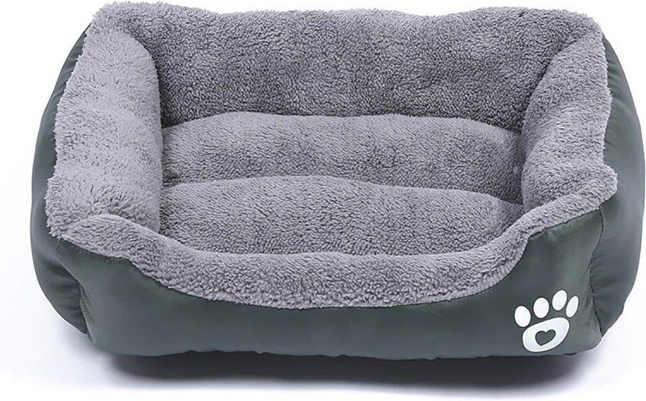 Unizoo Legowisko Dla Psa Xl 80X60Cm Szare Pluszowe Prostokątne - zdjęcie 1 Unizoo Legowisko Dla Psa Xl 80X60Cm Szare Pluszowe Prostokątne