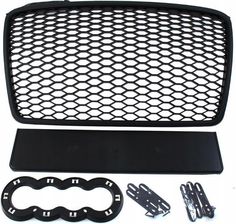 MTUNING_F GRILL AUDI A4 B7 RS-STYLE BLACK (04-08)