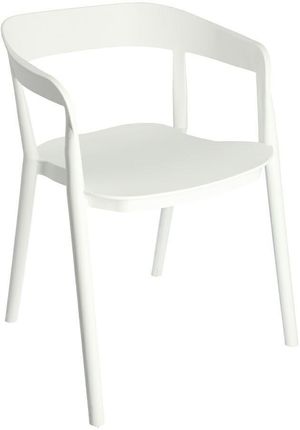 Intesi Krzesło Bow Białe Biały