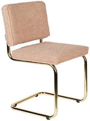 Zuiver Krzesło Teddy Różowe 1100472