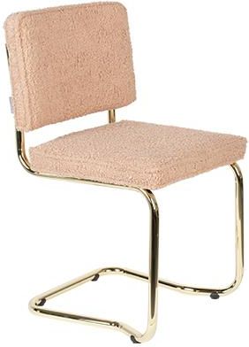 Zuiver Krzesło Teddy Kink Różowe 1100474