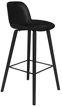 Zuiver Krzesło Barowe Albert Kuip Czarne 1501706