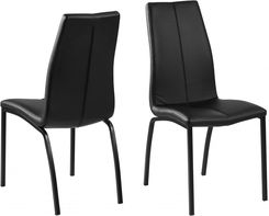 Zdjęcie Actona Company Krzesło Asama Ekoskóra Metal Czarny Actona Company 0000072439 - Ciechocinek