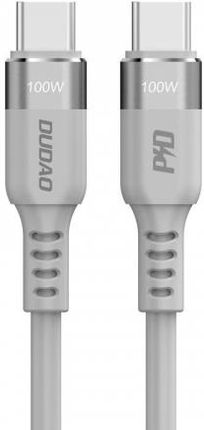DUDAO  KABEL 2X USB TYP C 1M 100W LC5MAX GREY  (DUDAO_20201019171303)