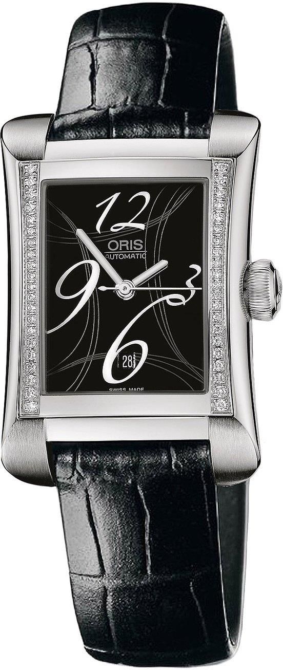 ORIS Rectangular Date Diamonds 01 561 7621 4964 07 5 16 72