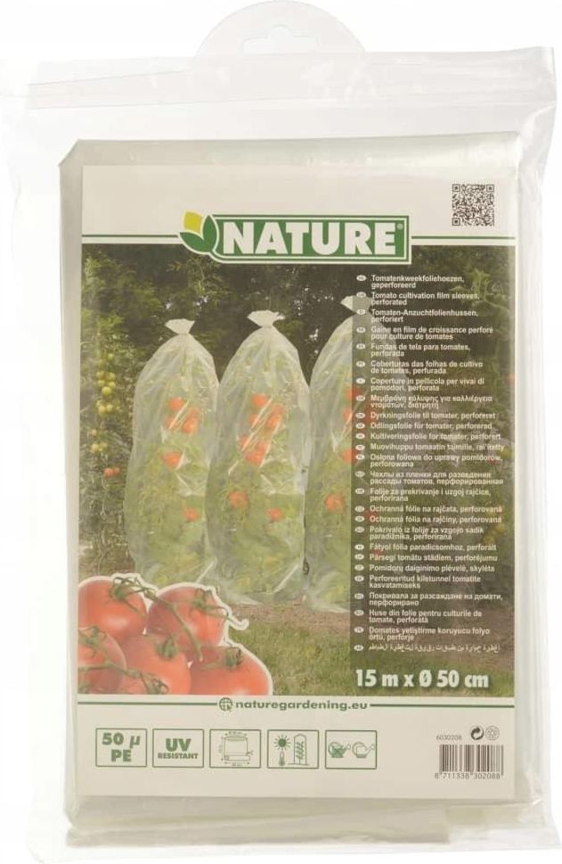 VIDAXL NATURE OSŁONA NA POMIDORY, 1500 X 50 CM 428491 - zdjęcie 1 VIDAXL NATURE OSŁONA NA POMIDORY, 1500 X 50 CM 428491