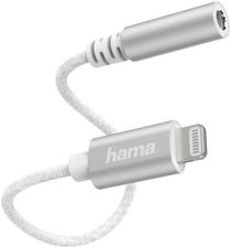Hama Adapter Lightning do gniazdka audio 3,5 mm, biały (187210)