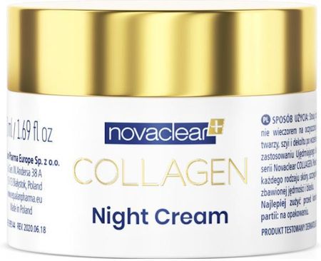 Krem Novaclear Kolagenowy ​​Do Twarzy Collagen Night Cream na noc 50ml