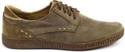 Buty męskie Casual 848 brązowe Brąz