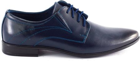 Buty męskie wizytowe 256 granatowe