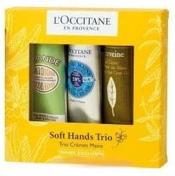 L'Occitane Zestaw Soft Hands Trio Creams 3x Krem do rąk 30Ml