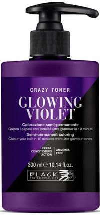 Black Professional Line Toner koloryzujący do włosów Crazy Toner glowingviolet 300ml