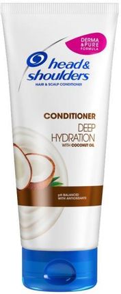 Head & Shoulders Odżywka Do Włosów Przeciw Łupieżowi Z Olejem Kokosowym Głębokie Nawilżanie Conditioner 220 ml