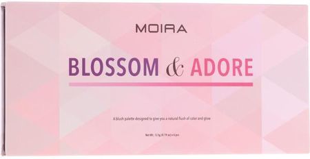 Moira Paleta Różów Do Twarzy Blossom &  Adore Blush Palette 33 g