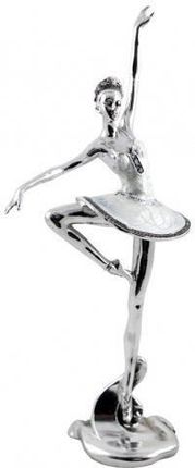 Pigmejka Figura Bond Srebrna Baletnica Podstawa 36X15Cm