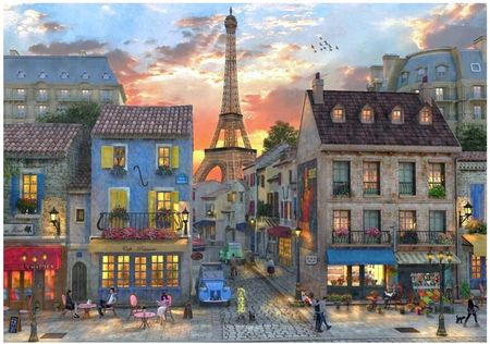 Bluebird Puzzle Francja Ulica w Paryżu 1000El.