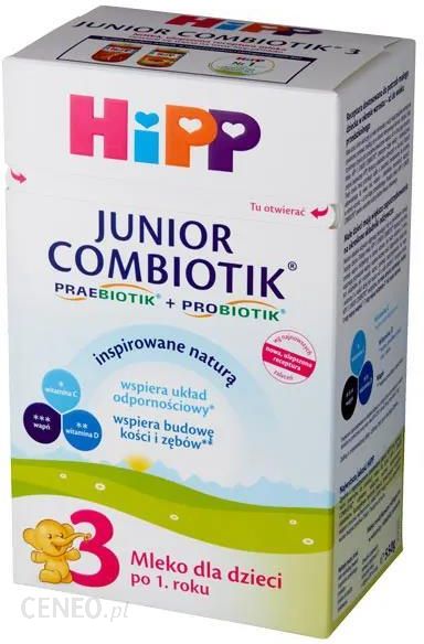 Hipp 3 Junior Combiotik Mleko Dla Dzieci Powyżej 1. Roku Życia 550g