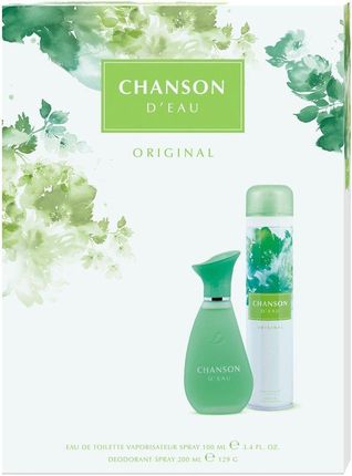 Coty Chanson D'Eau Zestaw Woda Toaletowa Spray 100Ml + Dezodorant Spray 200Ml