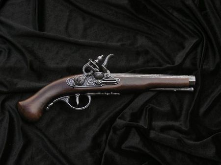 Pistolet Z Zamkiem Skałkowym Paryż 1781 Rok K1053-W
