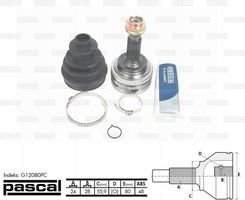 PRZEGUB ZEWNĘTRZNY TOYOTA YARIS 1.0-1.5 04.99-11.0 G12080PC
