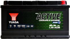 YUASA ACTIVE LEISURE L36-AGM 12V 95AH 850A L36-AGM