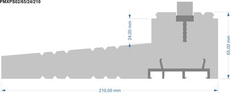 CIEPŁY PARAPET ZEWNĘTRZNY XPS TERMO VEKA 82 PMXPS02VEKA82