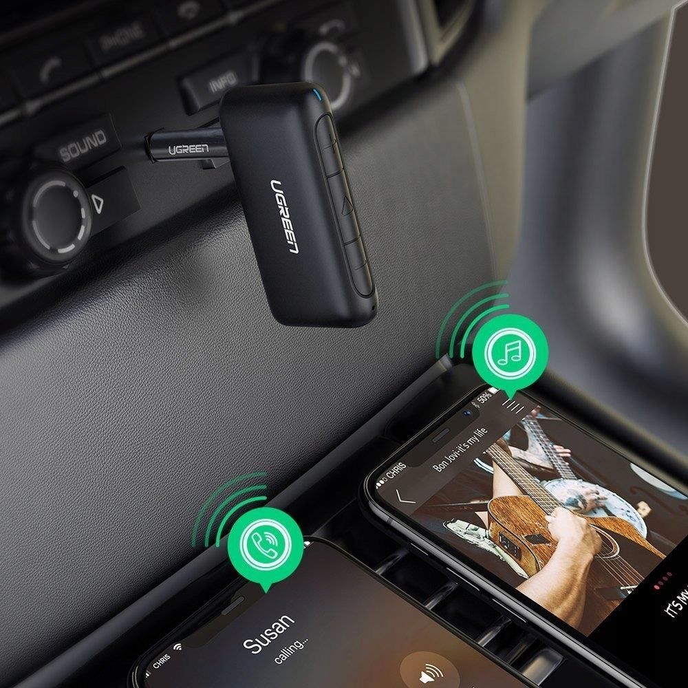UGREEN TRANSMITER BLUETOOTH ADAPTER AUX MINI JACK 70303 - zdjęcie 6 UGREEN TRANSMITER BLUETOOTH ADAPTER AUX MINI JACK 70303