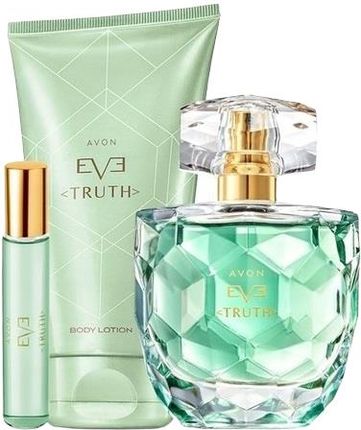 Avon Zestaw Eve Truth Perfumy + Balsam + Perfumetka
