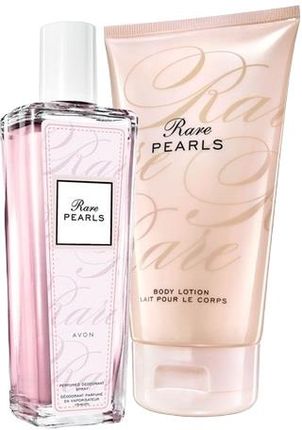 Avon Zestaw Rare Pearls Perfumowany Spray + Balsam