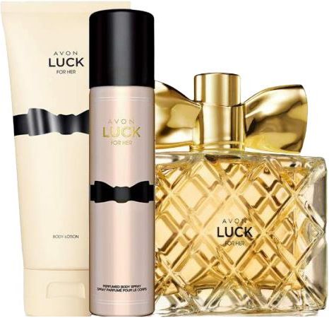 Avon Zestaw Luck Perfumy Dezodorant Balsam Ceneo Pl