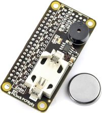 Zdjęcie Pi Clock RTC PCF8563 I2C - zegar czasu rzeczywistego + buzzer + bateria do Raspberry Pi 4/3/2/B+ (MSX06077) - Wołczyn