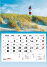 Zdjęcie Kalendarz 2026 ścienny Plaża - Gryfice