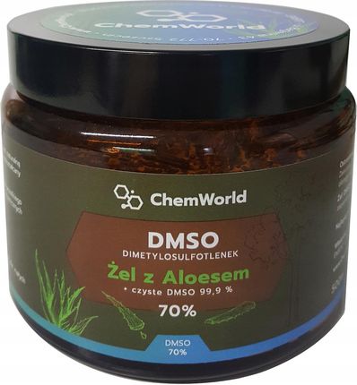 Chemworld Dmso 99,9% Żel Moc 70% Z Aloesem 99% Natura 500 Ml