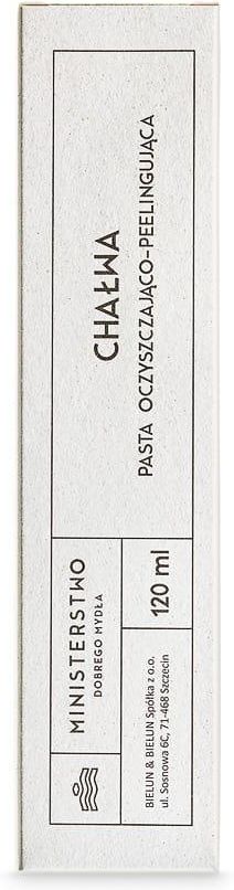 Ministerstwo Dobrego Mydła Pasta Oczyszczająco- Peelingująca Chałwa 120Ml - zdjęcie 3 Ministerstwo Dobrego Mydła Pasta Oczyszczająco- Peelingująca Chałwa 120Ml