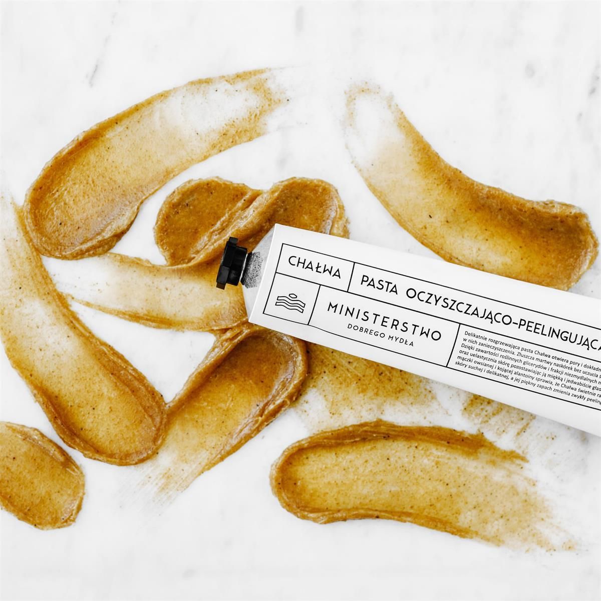 Ministerstwo Dobrego Mydła Pasta Oczyszczająco- Peelingująca Chałwa 120Ml - zdjęcie 5 Ministerstwo Dobrego Mydła Pasta Oczyszczająco- Peelingująca Chałwa 120Ml