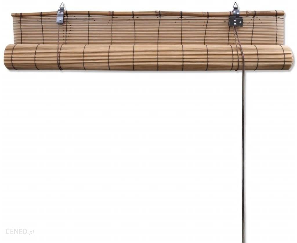Vidaxl Rolety Bambusowe 140x160cm Brązowe